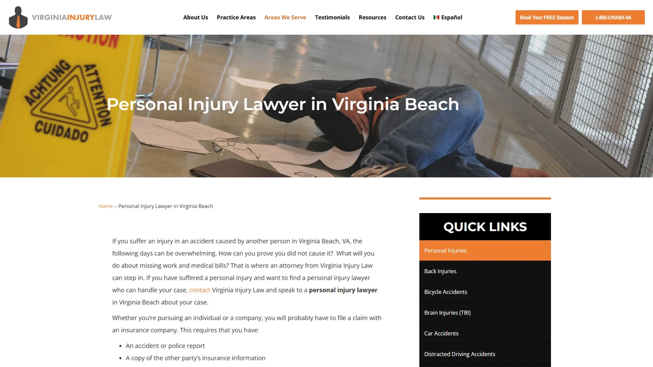 Virginia Injury Law - Virginia Beach, VA office in Virginia Beach, Virginia