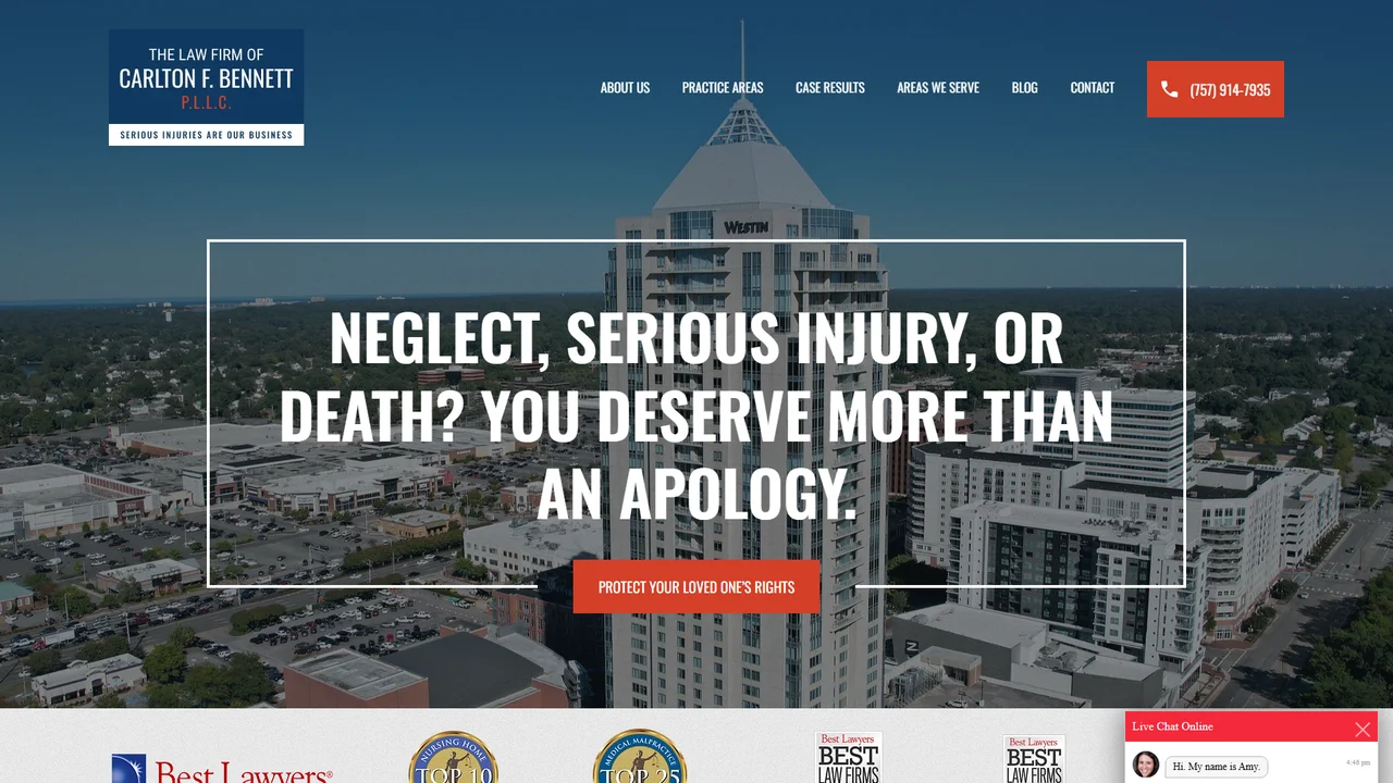 The Law Firm of Carlton F. Bennett, PLLC - Virginia Beach, VA office in Virginia Beach, Virginia