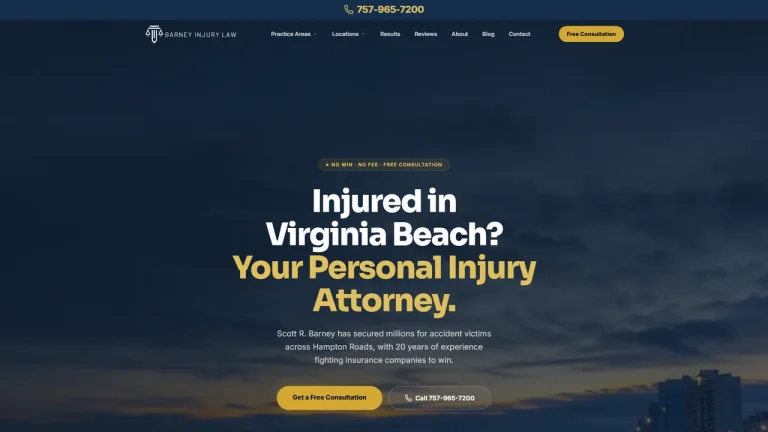 Barney Injury Law - Virginia Beach, VA - Attorney in Virginia Beach