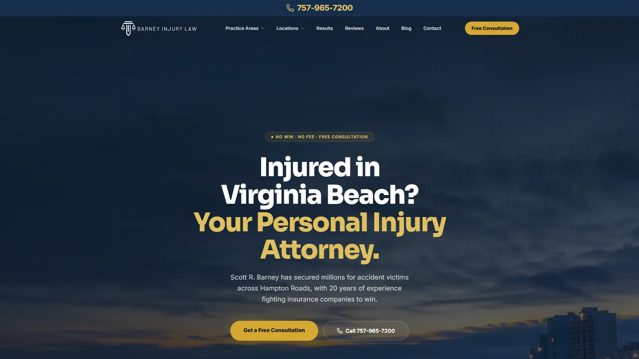 Barney Injury Law - Virginia Beach, VA office in Virginia Beach, Virginia