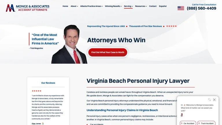Monge & Associates Injury and Accident Attorneys - Virginia Beach, VA - Attorney in Virginia Beach