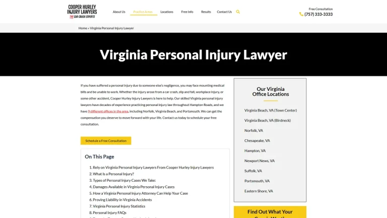 Cooper Hurley Injury Lawyers - Virginia Beach, VA - Attorney in Virginia Beach