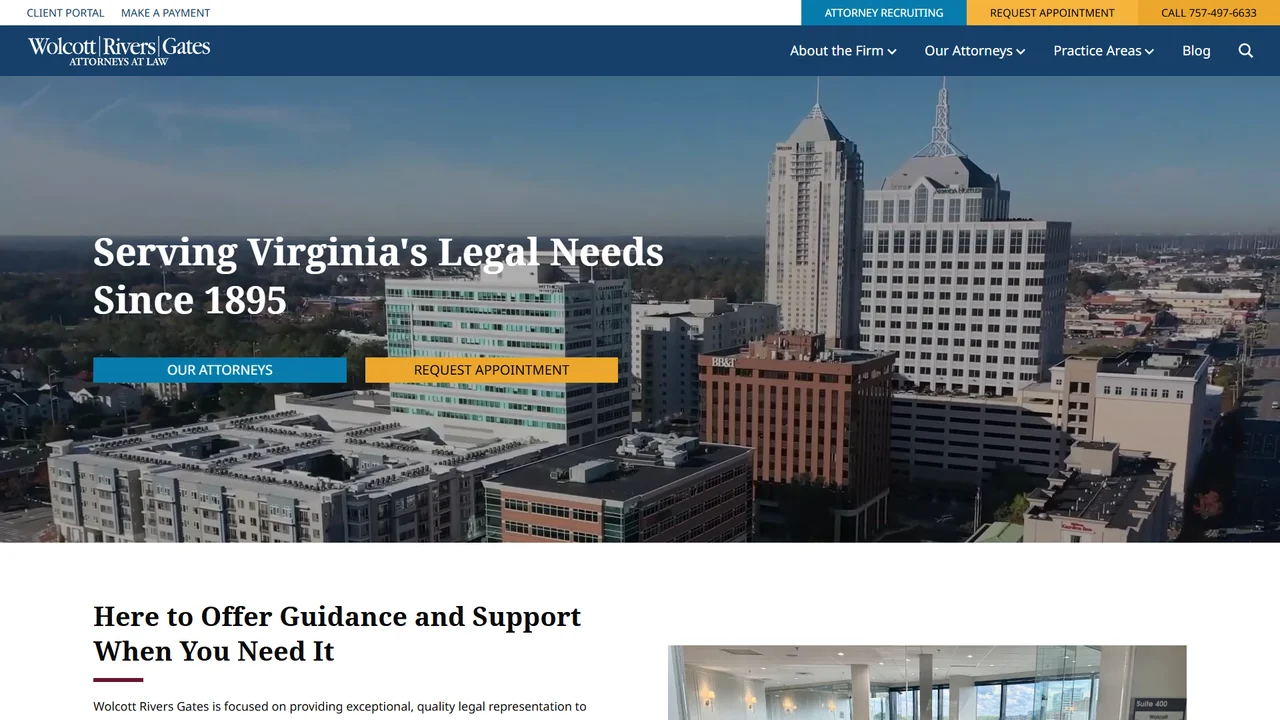 Wolcott Rivers Gates Attorneys at Law - Virginia Beach, VA office in Virginia Beach, Virginia