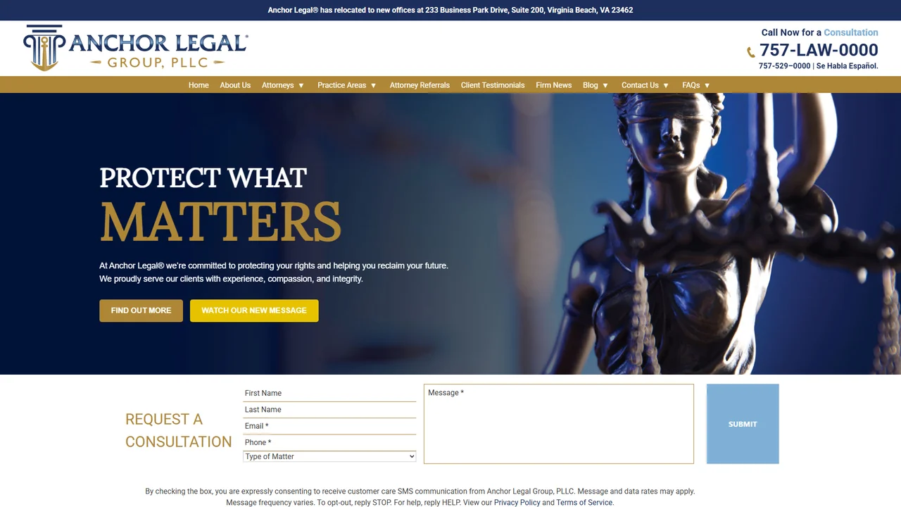Anchor Legal Group, PLLC - Virginia Beach, VA office in Virginia Beach, Virginia