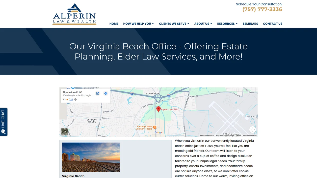 Alperin Law PLLC - Virginia Beach, VA office in Virginia Beach, Virginia