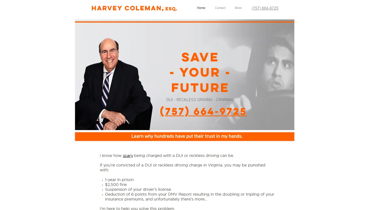 Harvey Dennis Coleman, PLLC - Virginia Beach, VA office in Virginia Beach, Virginia