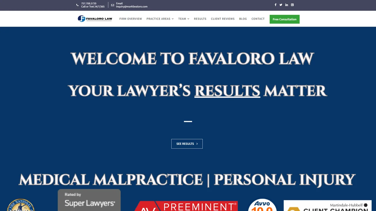 FAVALORO LAW - Virginia Beach, VA office in Virginia Beach, Virginia