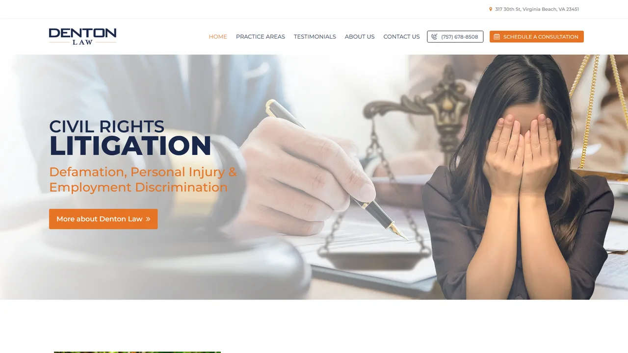 Denton Defamation Law - Virginia Beach, VA office in Virginia Beach, Virginia