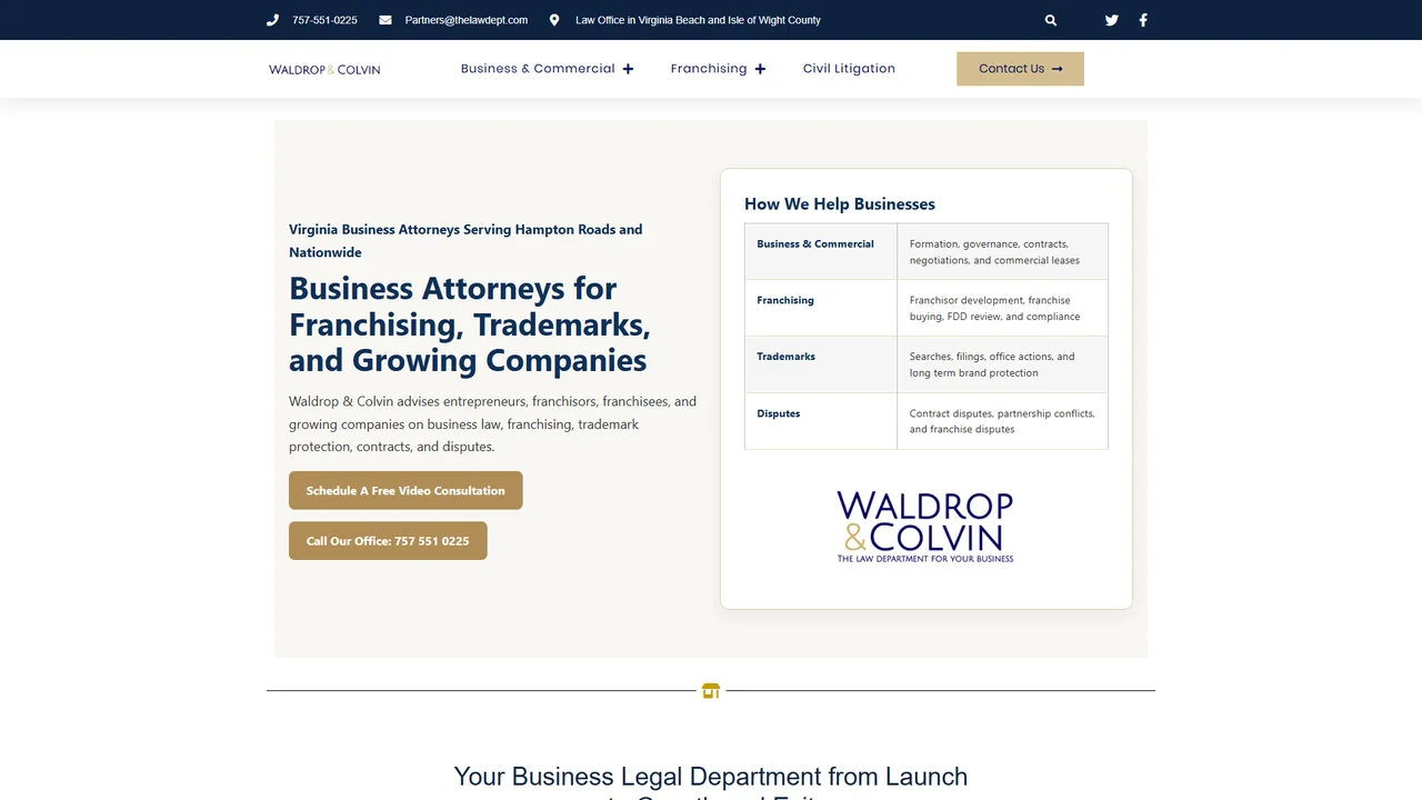 Waldrop & Colvin - Virginia Beach, VA office in Virginia Beach, Virginia