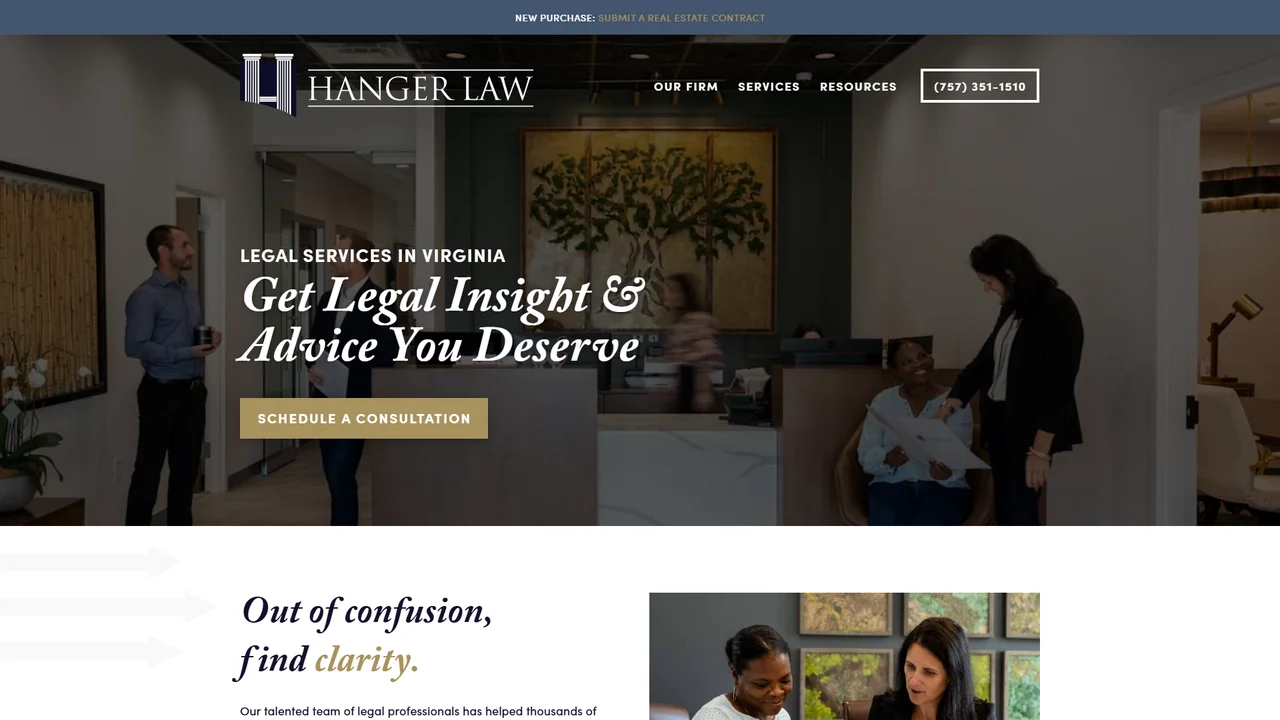 Hanger Law - Virginia Beach, VA office in Virginia Beach, Virginia