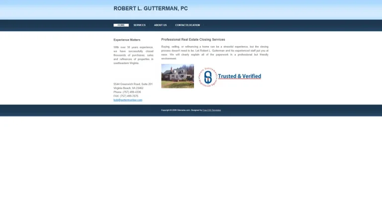 Robert L. Gutterman, PC - Virginia Beach, VA - Attorney in Virginia Beach