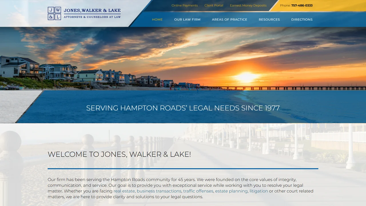Jones, Walker and Lake - Virginia Beach, VA office in Virginia Beach, Virginia