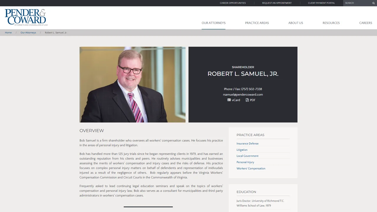 Robert L. Samuel, Jr. - Virginia Beach, VA office in Virginia Beach, Virginia