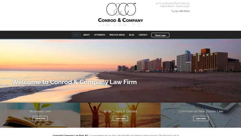 Conrod & Company Law Firm, P.C. - Virginia Beach, VA - Attorney in Virginia Beach