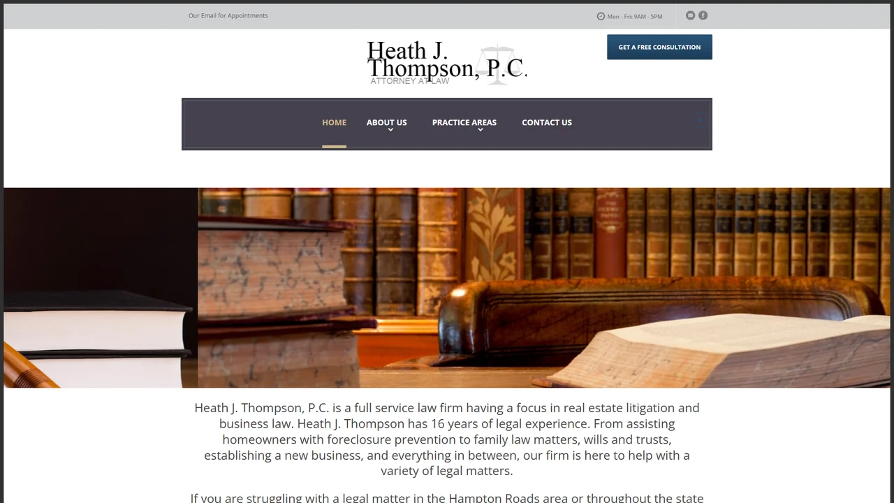 Heath J. Thompson, PC Attorneys at Law - Virginia Beach, VA office in Virginia Beach, Virginia
