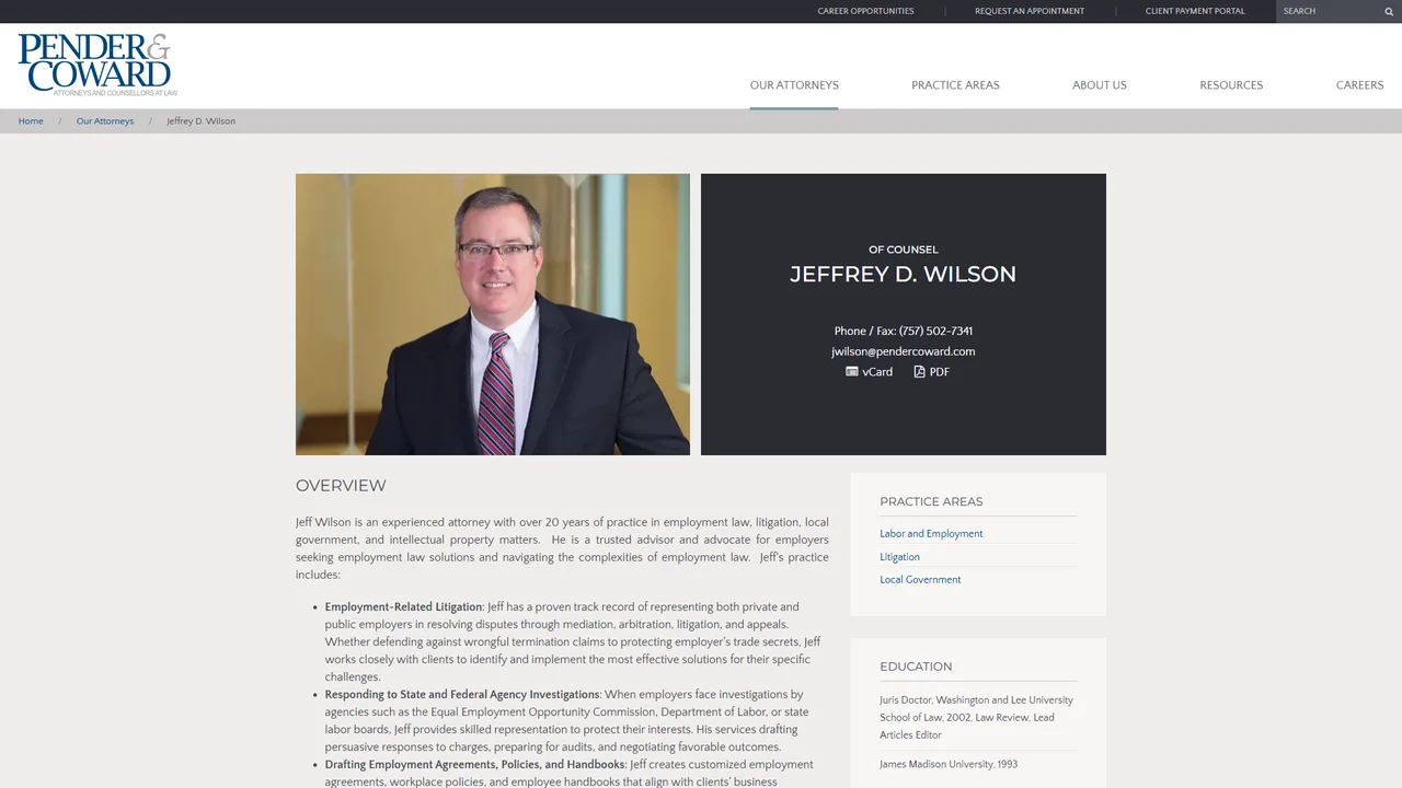 Jeffrey D. Wilson - Virginia Beach, VA office in Virginia Beach, Virginia