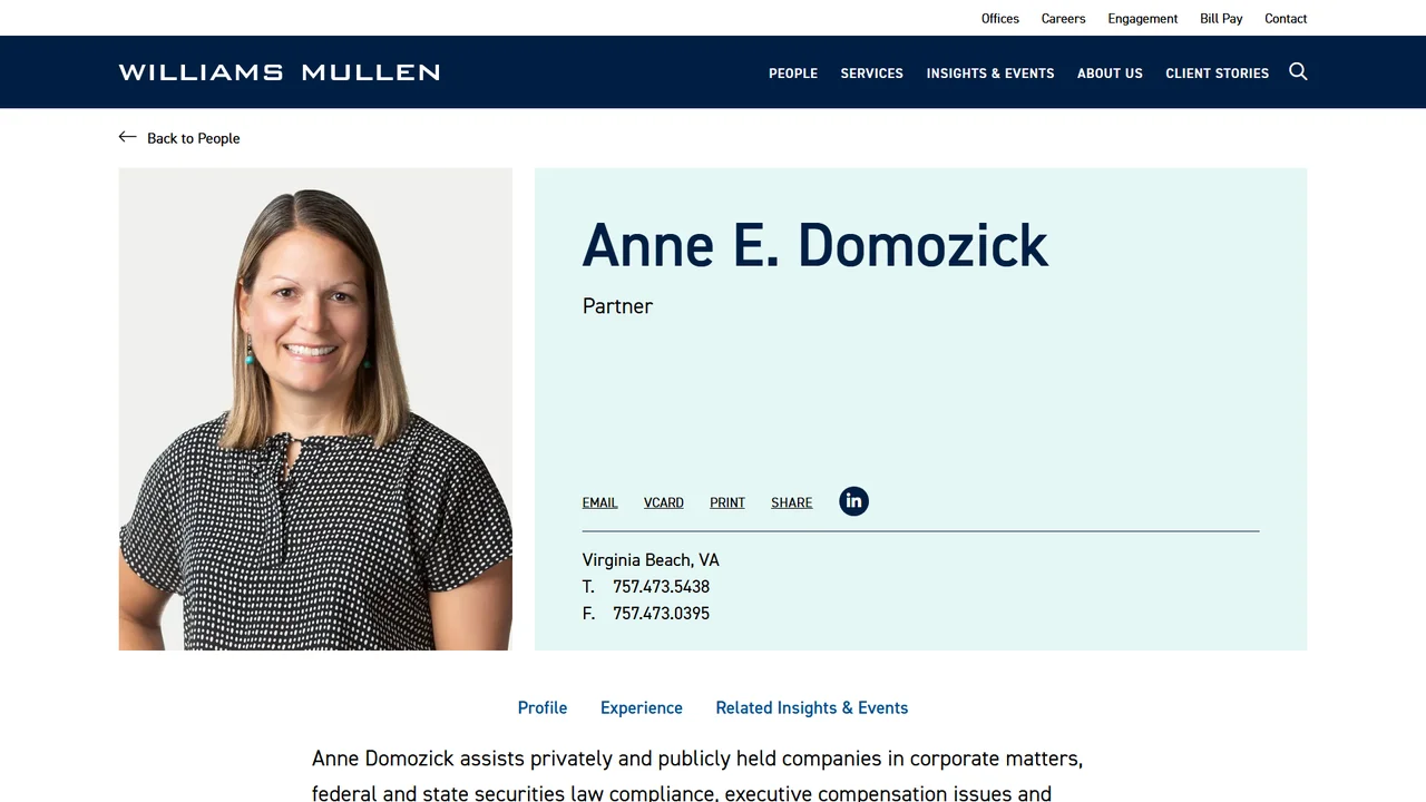 Anne E. Domozick - Virginia Beach, VA office in Virginia Beach, Virginia