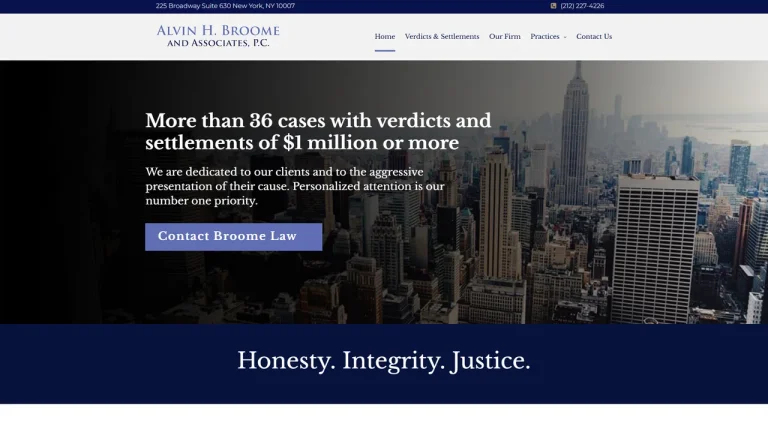 Alvin H Broome & Associates PC - NYC, New York - Attorney in New York City
