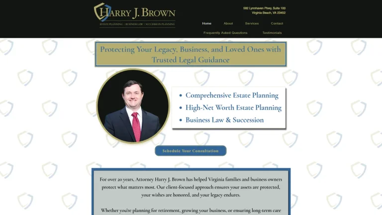 Harry J. Brown, Attorney at Law, PLLC - Virginia Beach, VA - Attorney in Virginia Beach