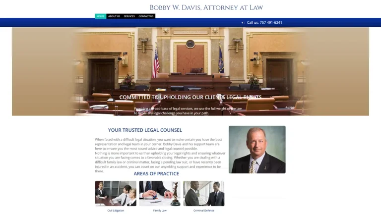 Bobby W. Davis, Attorney at Law - Virginia Beach, VA - Attorney in Virginia Beach