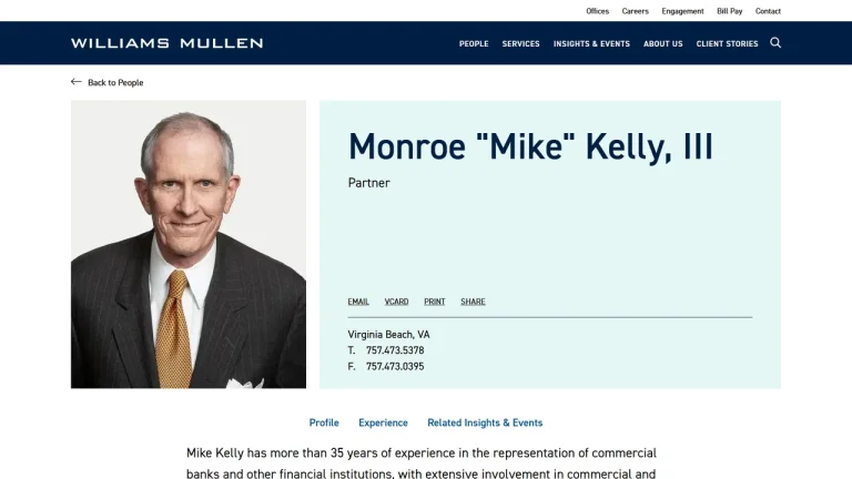 Monroe ”Mike” Kelly III - Virginia Beach, VA - Attorney in Virginia Beach