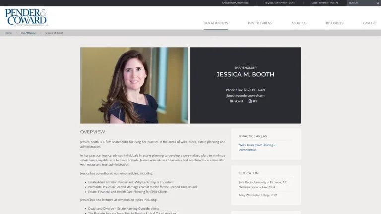 Jessica M. Booth - Virginia Beach, VA - Attorney in Virginia Beach