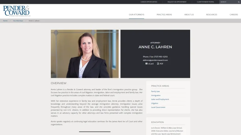 Anne C. Lahren - Virginia Beach, VA - Attorney in Virginia Beach