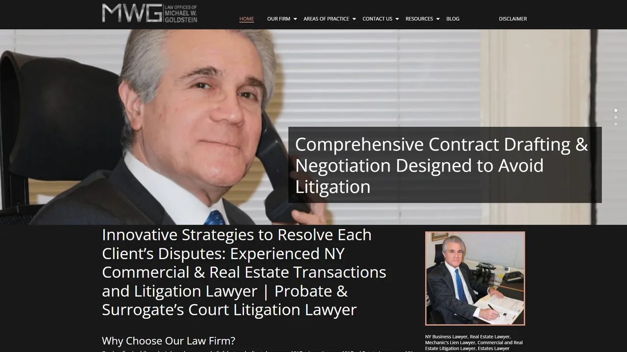 Law Offices of Michael W. Goldstein - NYC, New York office in New York City, New York