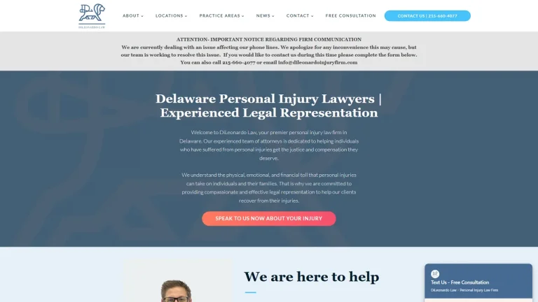 Delaware Car Accident Lawyer, DiLeonardo Law - Wilmington, DE - Attorney in Wilmington