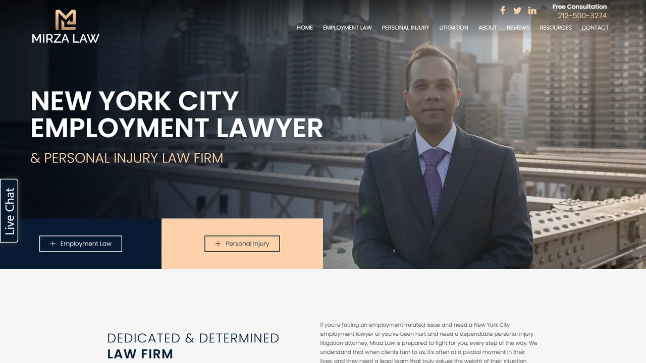 Mirza Law - NYC, New York office in New York City, New York