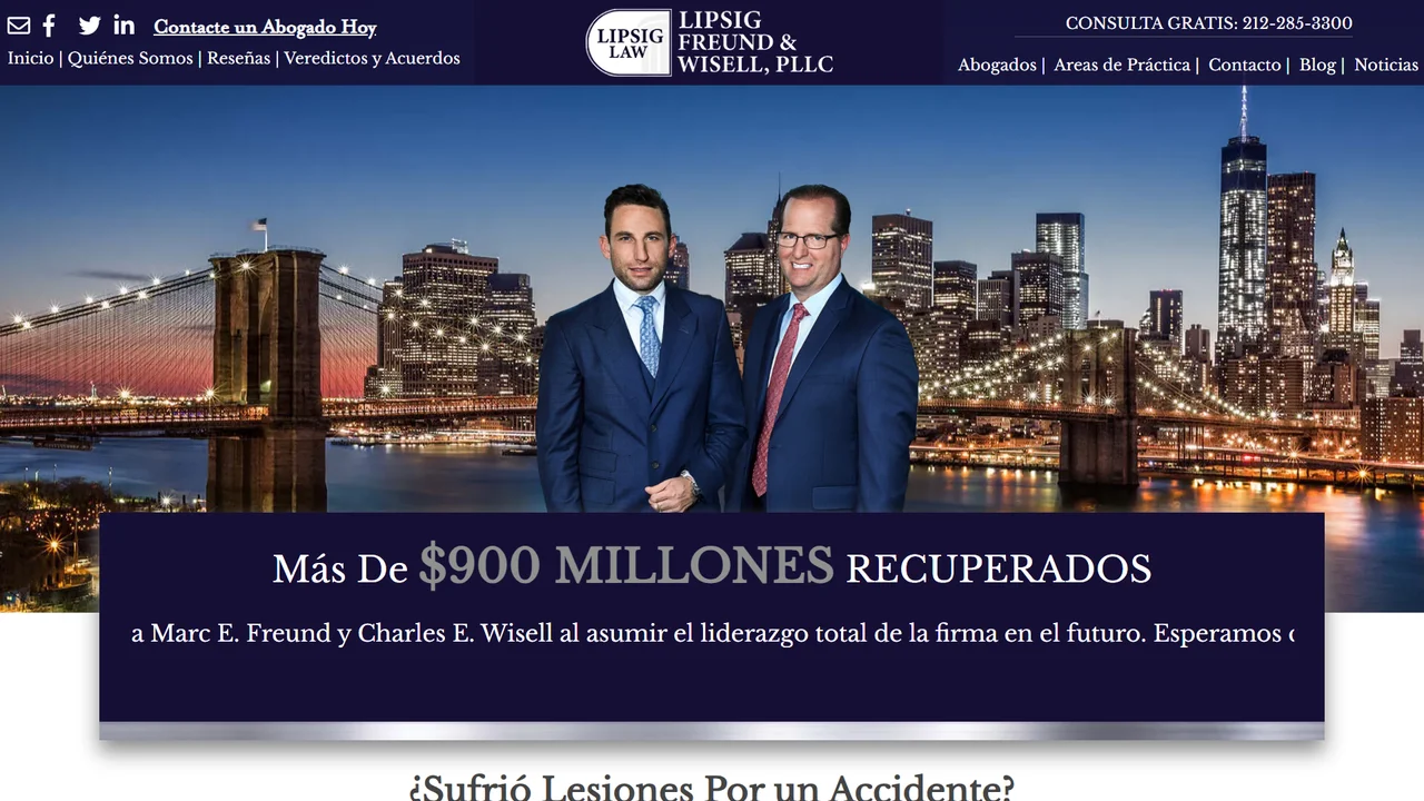 Lipsig Abogados de Nueva York - NYC, New York office in New York City, New York