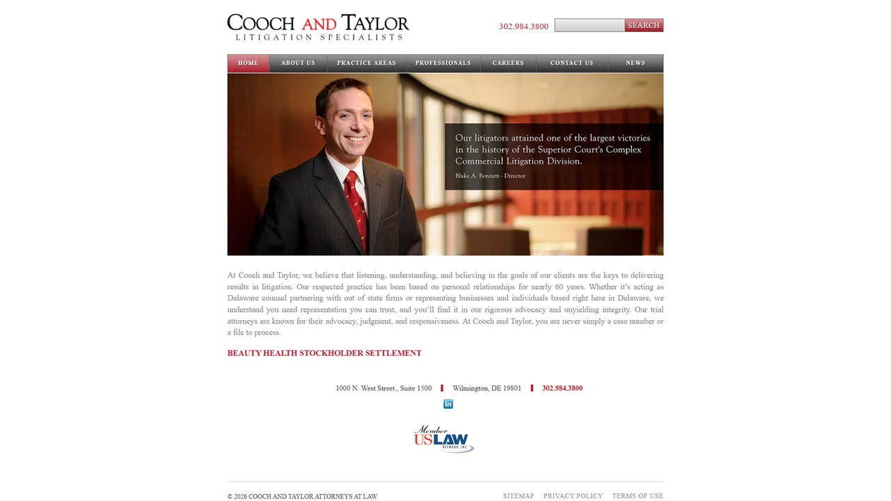 Cooch and Taylor, P.A. - Wilmington, DE office in Wilmington, Delaware