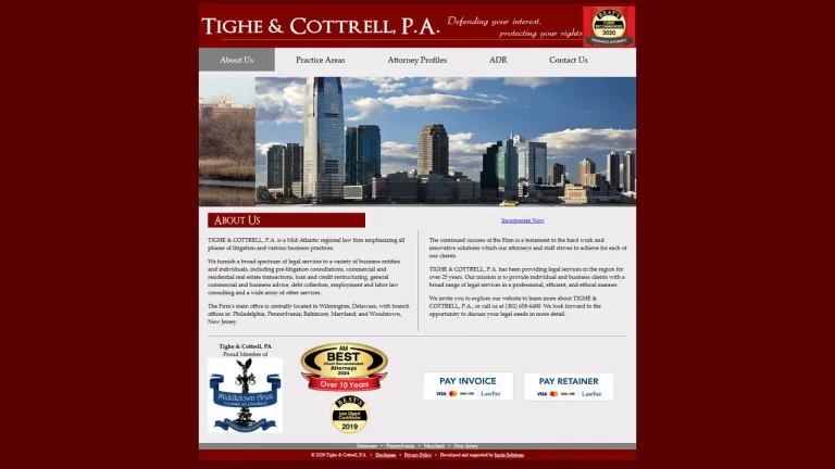 Michael K. Tighe (Tighe & Cottrell, P.A.) - Wilmington, DE - Attorney in Wilmington