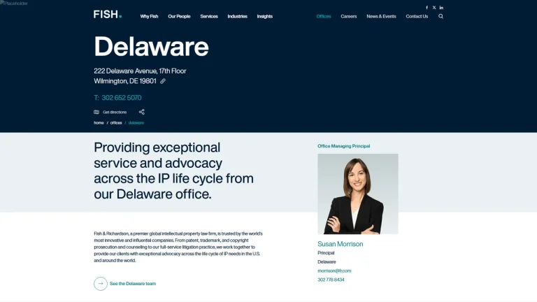 Fish & Richardson P.C. - Wilmington, DE - Attorney in Wilmington