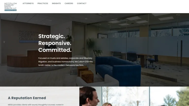 McCollom D'Emilio Smith Uebler LLC - Wilmington, DE - Attorney in Wilmington