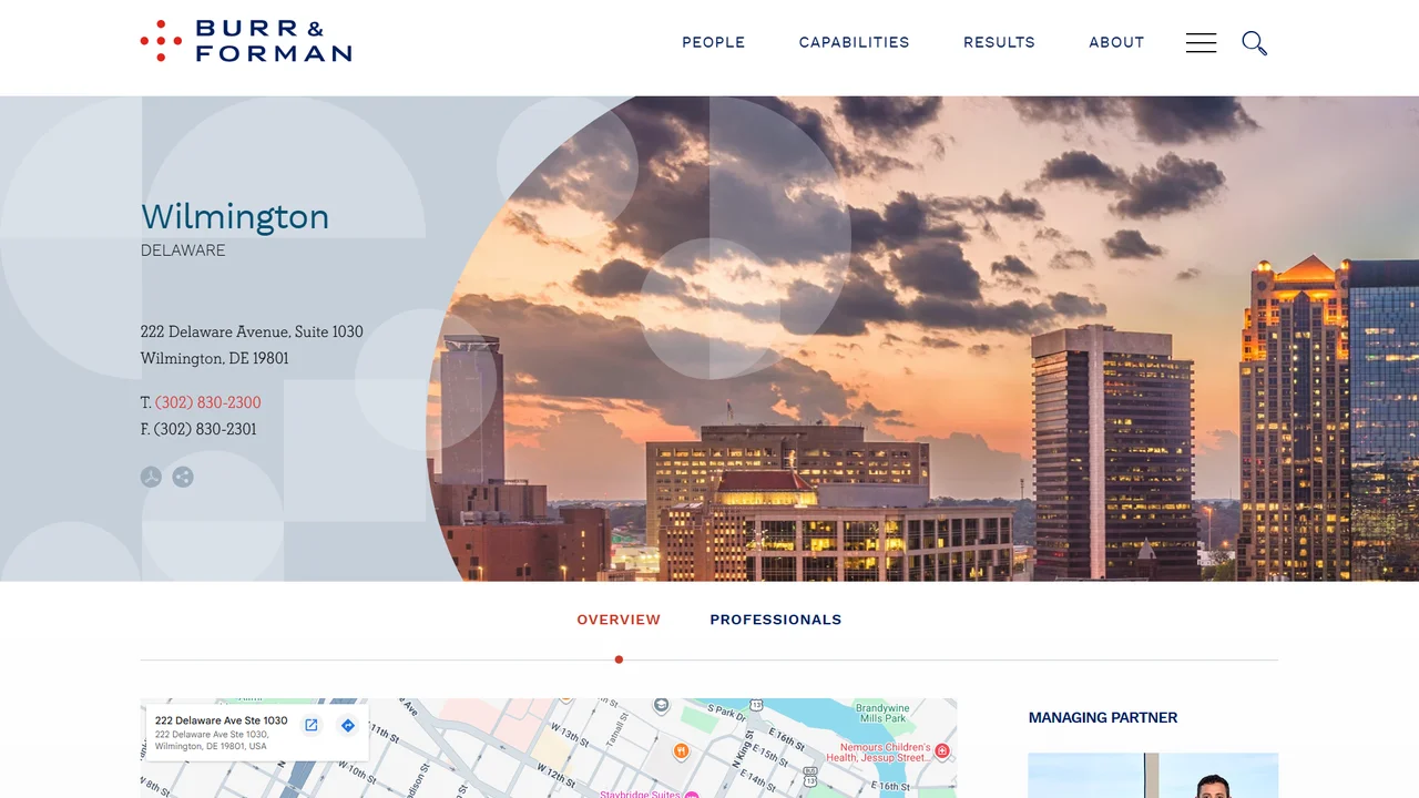 Burr & Forman - Wilmington, DE office in Wilmington, Delaware