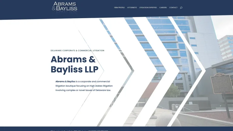 Abrams Bayliss LLP - Wilmington, DE - Attorney in Wilmington