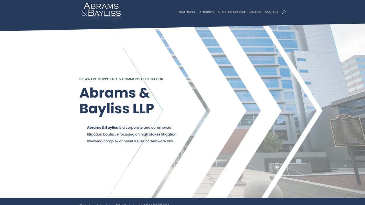 Abrams Bayliss LLP - Wilmington, DE office in Wilmington, Delaware