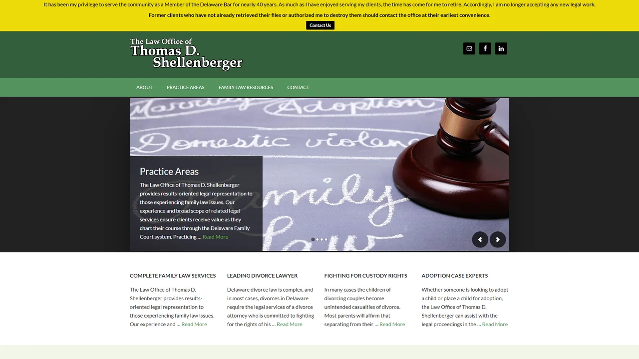 Law Office of Thomas D. Shellenberger, LLC - Wilmington, DE office in Wilmington, Delaware