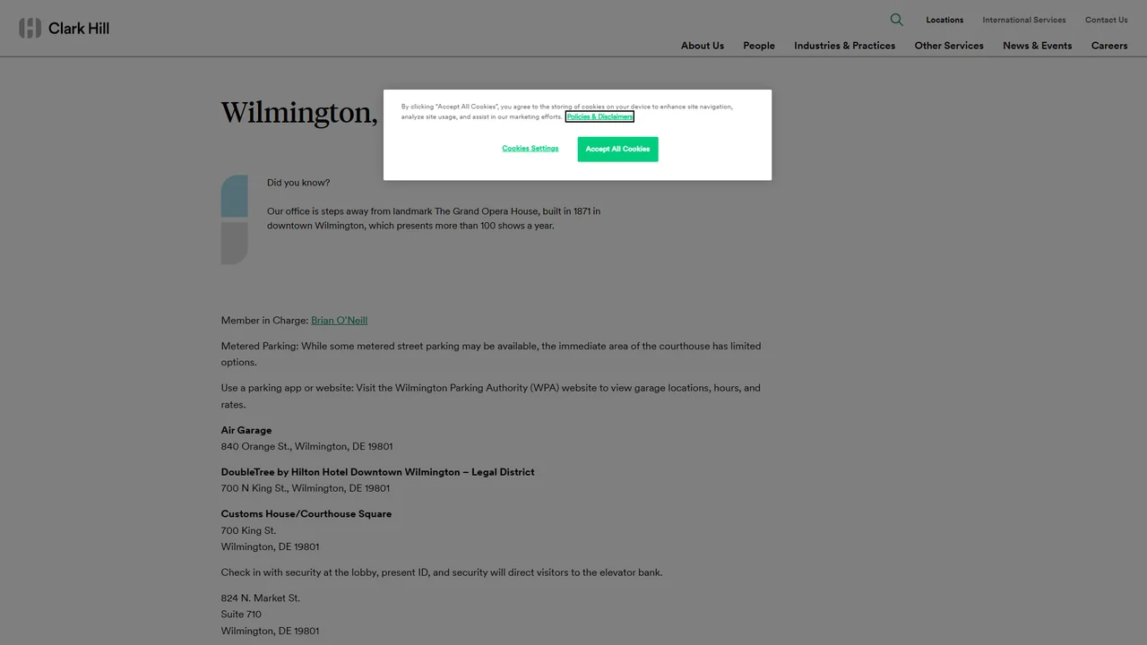 Clark Hill - Wilmington, DE office in Wilmington, Delaware