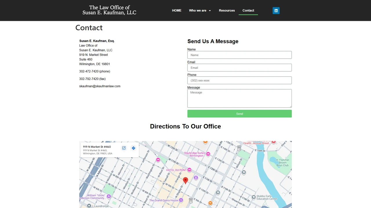 Law Office of Susan E. Kaufman, LLC - Wilmington, DE office in Wilmington, Delaware