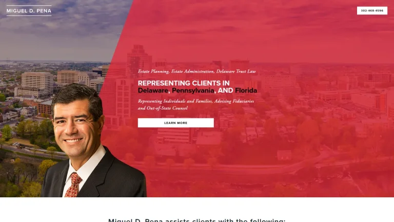 Miguel D. Pena, Esq. - Law Office of Miguel D. Pena, Esq., LLC - Wilmington, DE - Attorney in Wilmington