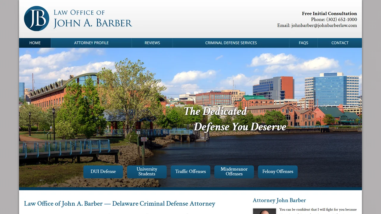 Law Office of John A. Barber - Wilmington, DE office in Wilmington, Delaware
