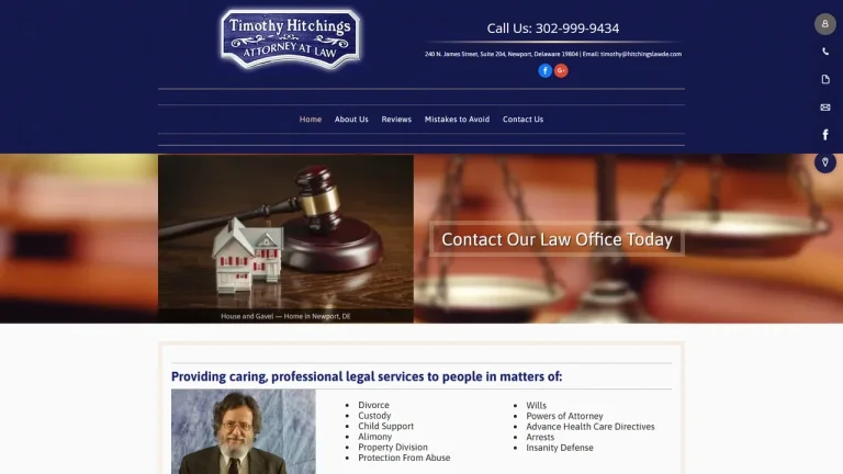 Timothy Hitchings Attorney at Law - Wilmington, DE - Attorney in Wilmington