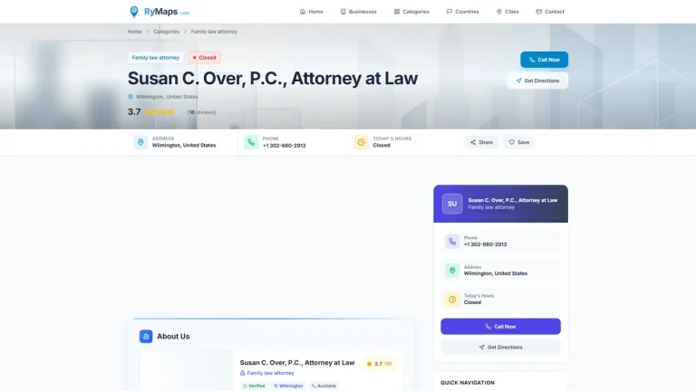 Susan C. Over, P.C., Attorney at Law - Wilmington, DE - Attorney in Wilmington