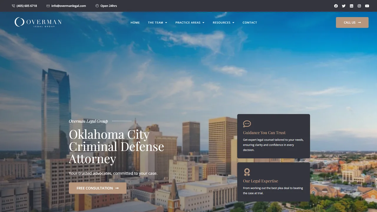 Overman Legal Group | Criminal, Felony & DUI Attorneys Oklahoma City, OK office in Oklahoma City, Oklahoma