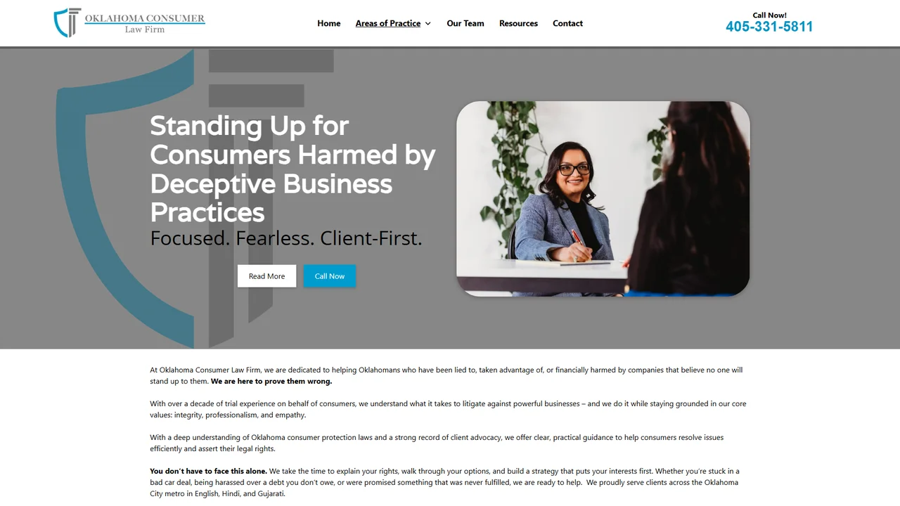 Oklahoma Consumer Law Firm - Oklahoma City, OK office in Oklahoma City, Oklahoma