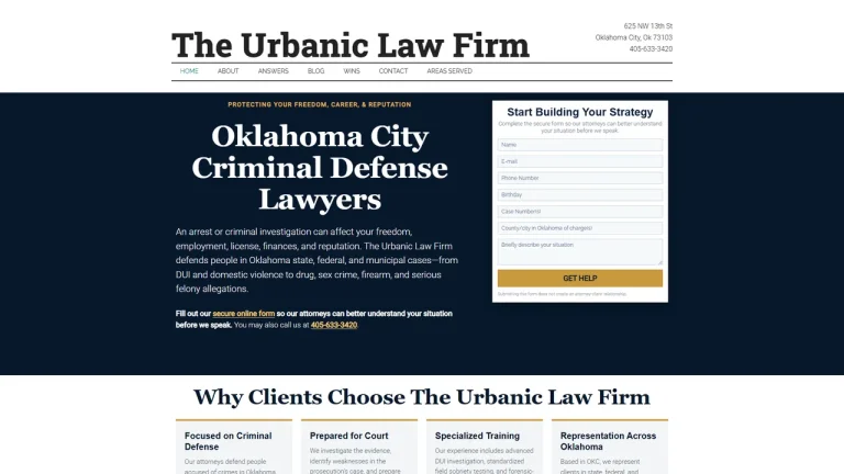 The Urbanic Law Firm - Oklahoma City, OK - Attorney in Oklahoma City