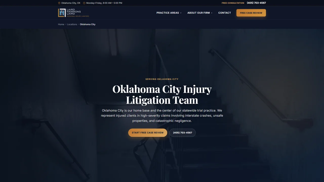 Laird Hammons Laird Personal Injury Lawyers Oklahoma City, OK office in Oklahoma City, Oklahoma