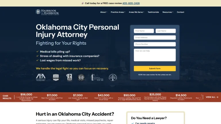 Hasbrook & Hasbrook Personal Injury Lawyers - Oklahoma City, OK - Attorney in Oklahoma City